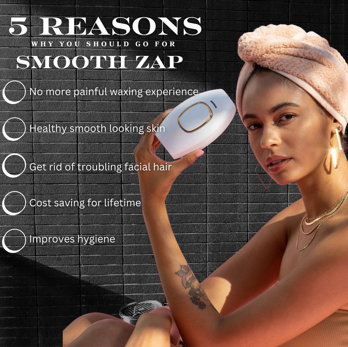 SkinLuxe IPL V2 Pro™ | Få glat og hårfri hud uden smerte og dyre behandlinger – oplev den professionelle IPL-teknologi hjemme!