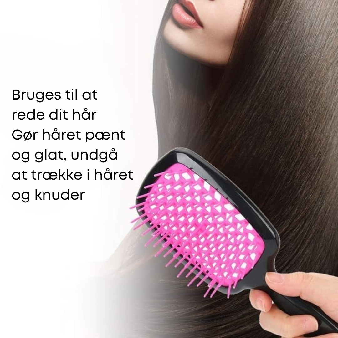 SmoothEase™ Detangling Børste | Den ultimative løsning til nem og hurtig hårstyling!"