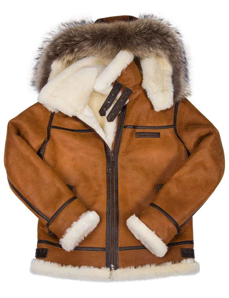 Vanguard™ - Elegant Läder Vinterjacka