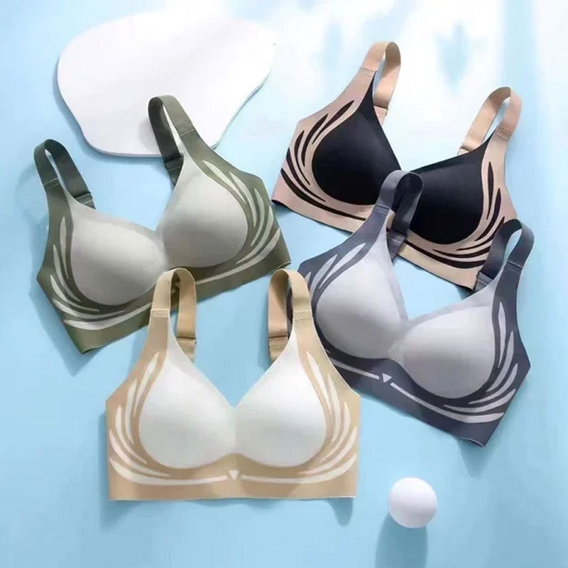 2+1 GRATIS | Trådløs Push-Up BH – Øg Støtte, Komfort og Selvtillid!