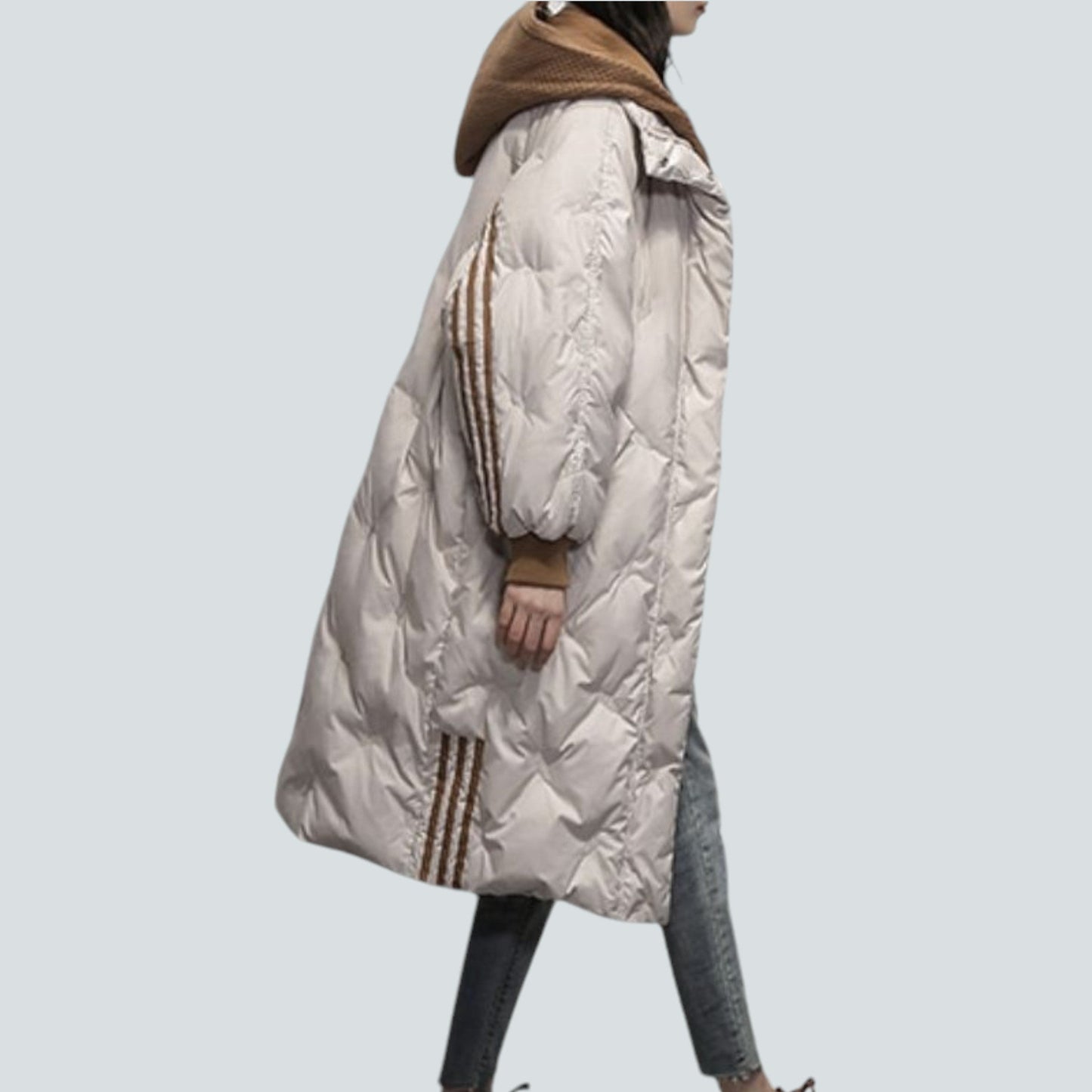 EleganceVinter Jakke™ - Lang foret jakke til kvinder