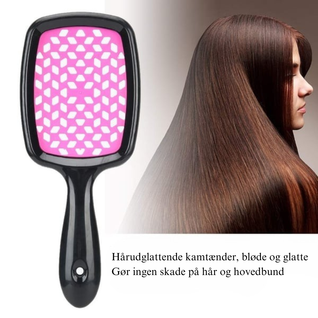 SmoothEase™ Detangling Børste | Den ultimative løsning til nem og hurtig hårstyling!"