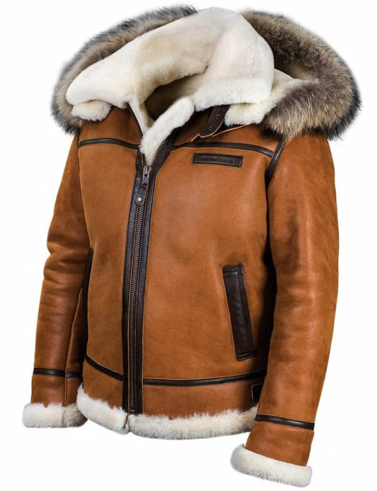 Vanguard™ - Elegant Läder Vinterjacka