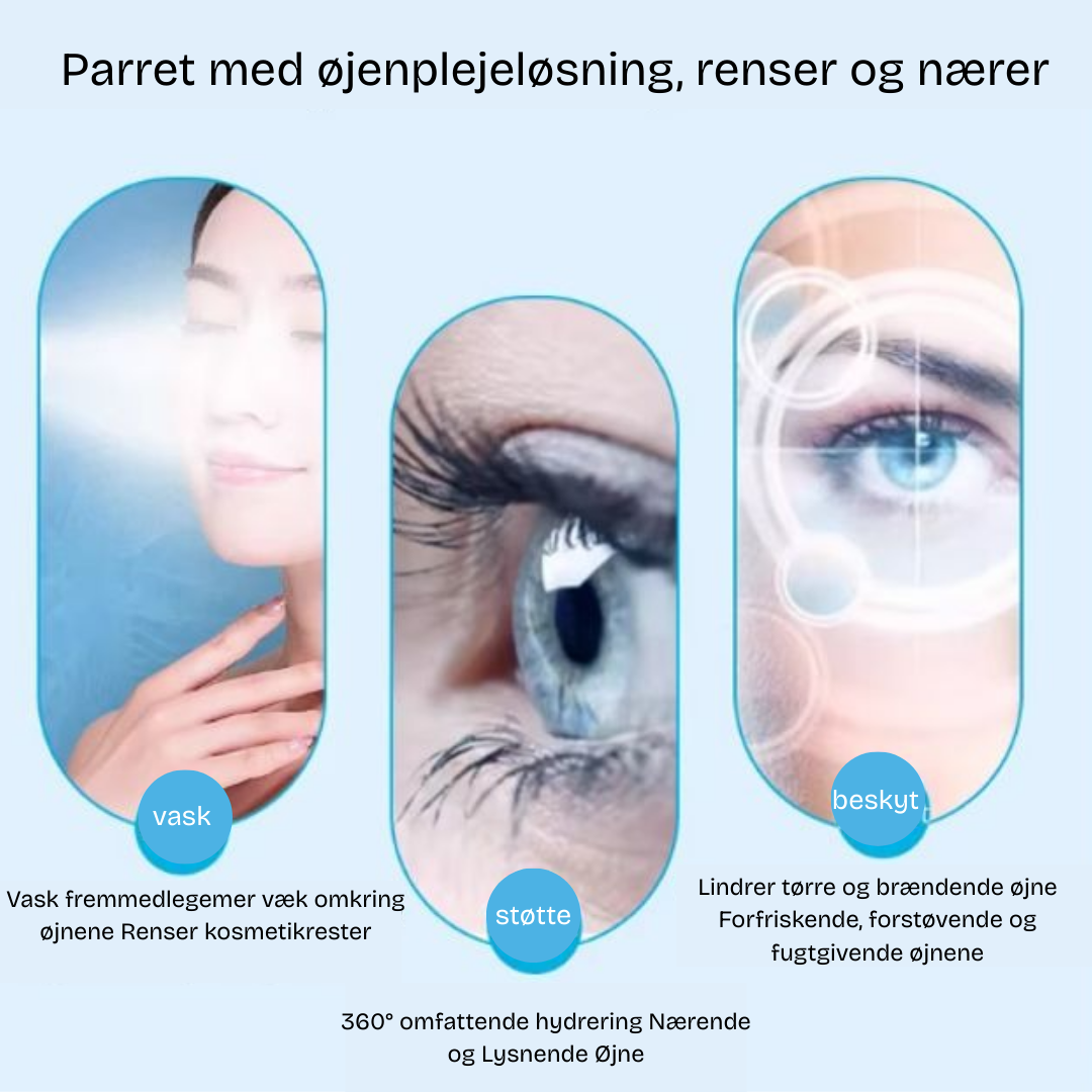 DampSyn Pro™ | Slip for tørre øjne med damp – hurtig, blid og effektiv lindring!