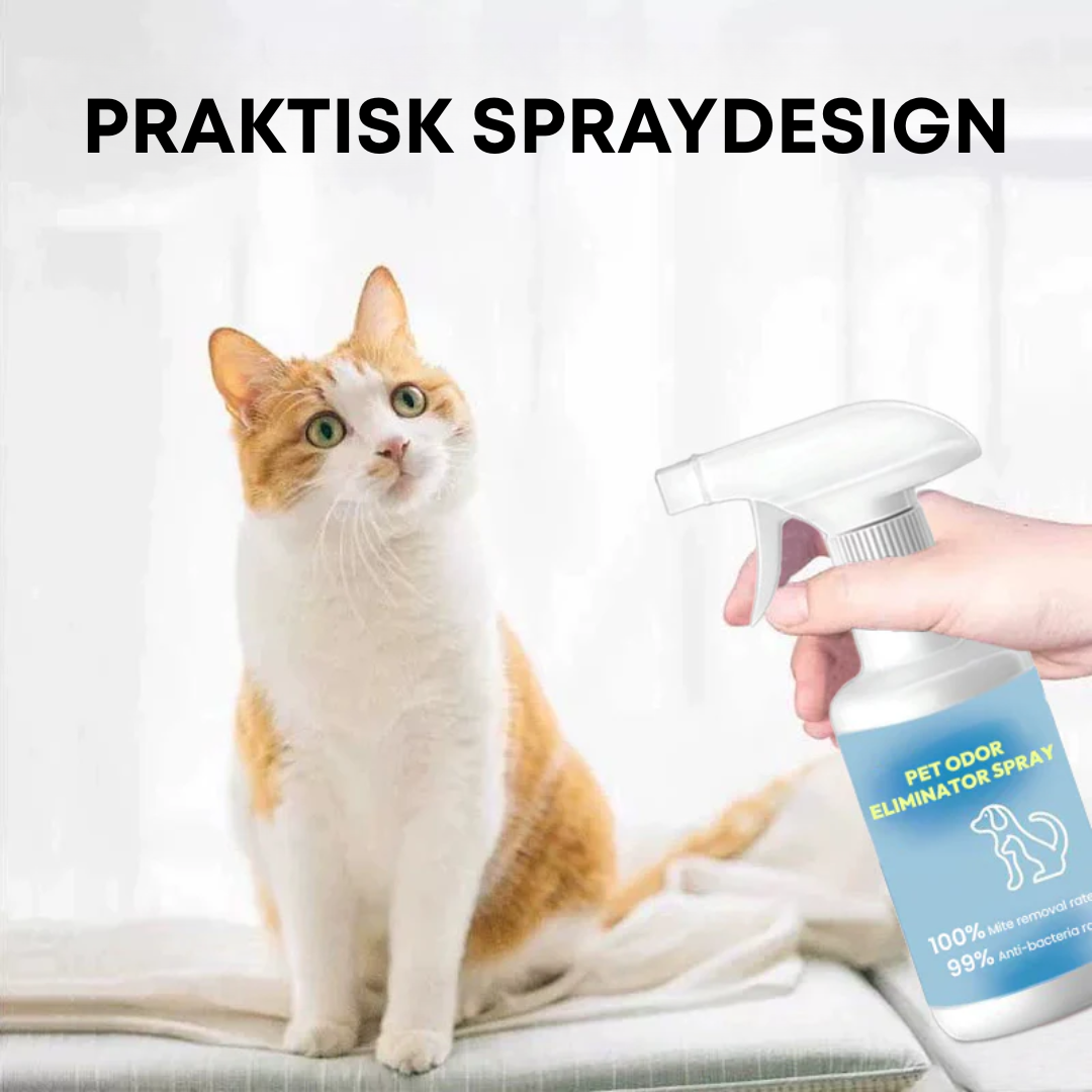 DyreDeo Pro™ | Den hurtige og nemme måde at neutralisere dårlig lugt fra dine firbenede venner!