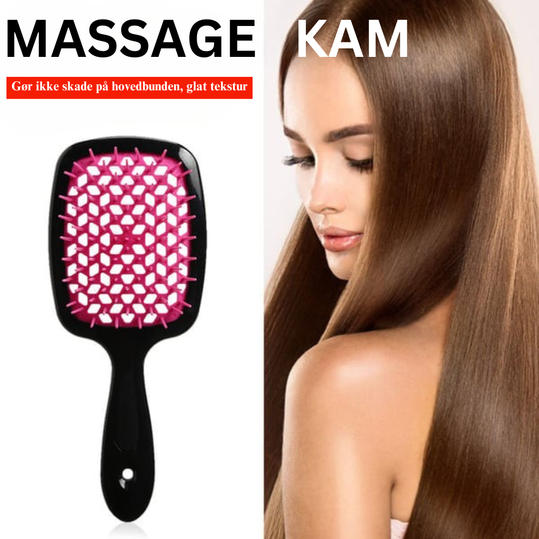 SmoothEase™ Detangling Børste | Den ultimative løsning til nem og hurtig hårstyling!"