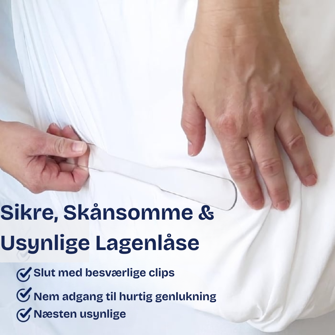Lagenstrammer – sæt med 4 | Ingen flere løse lagner – én løsning, der virker!