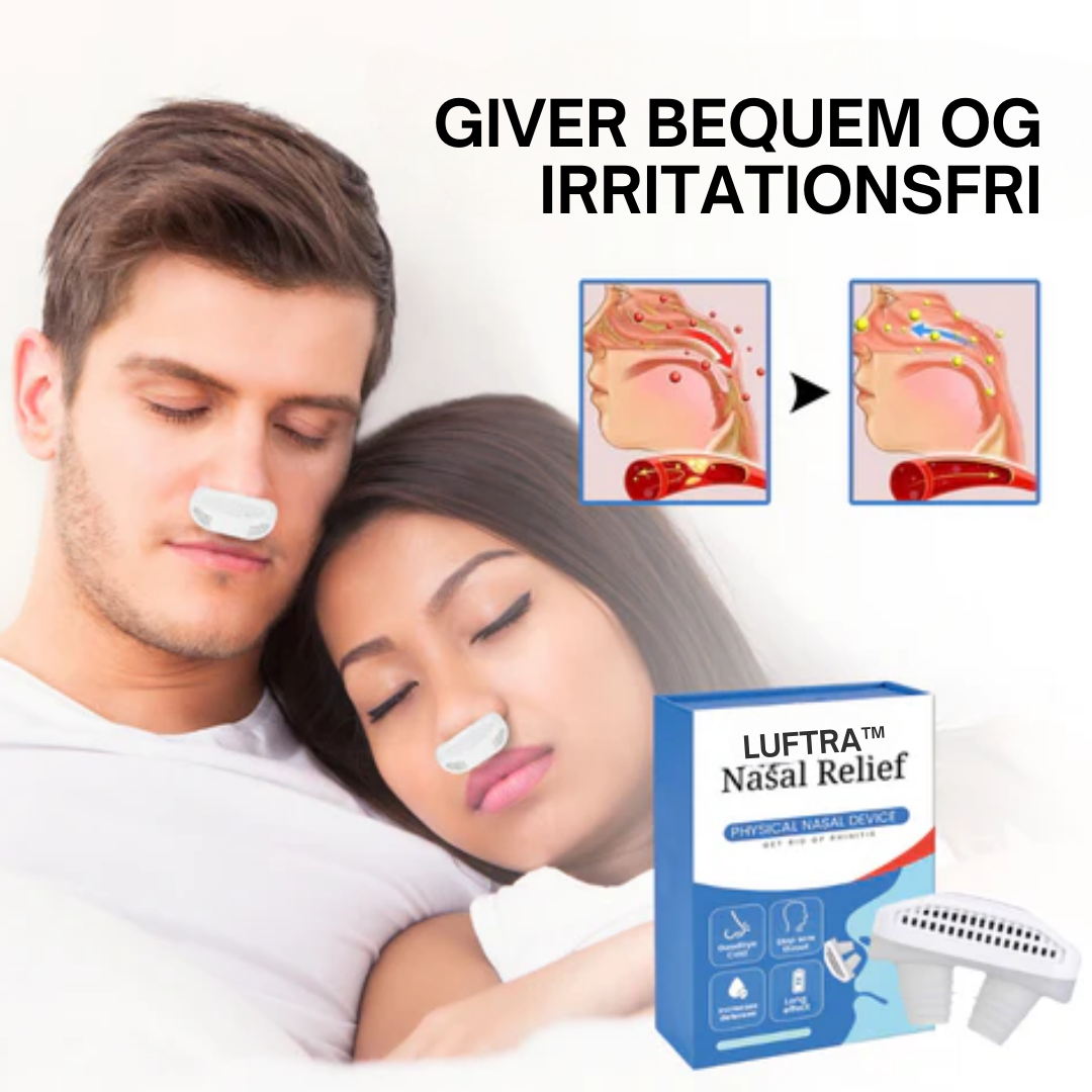 Luftra™ | Ånd frit på 15 minutter – Hurtig lindring mod tilstoppet næse!