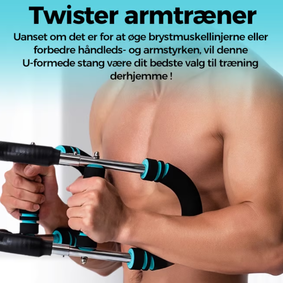 Twister Armtræner Pro™ | Transformér din hjemmetræning – Byg muskler og hold dig fit nemt med vores brugervenlige træningsmaskine!