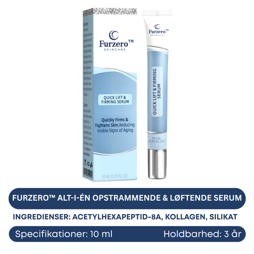 Furzero UngdomsBoost Elixer™ | Forynger din hud og giver et øjeblikkeligt løft. Se yngre ud på ingen tid!