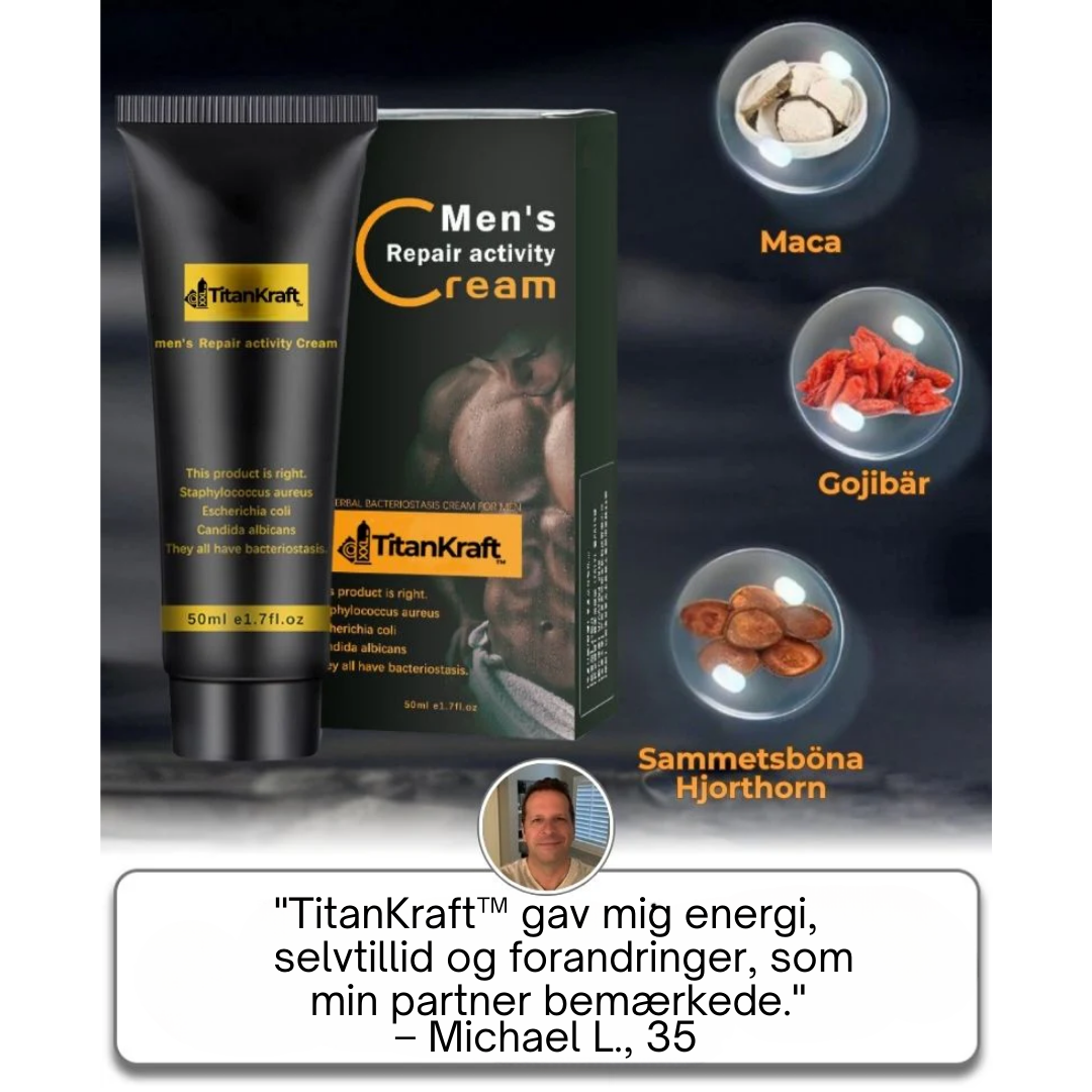 TitanKraft Pro™ | Fornyet vitalitet, for øget intim velvære!
