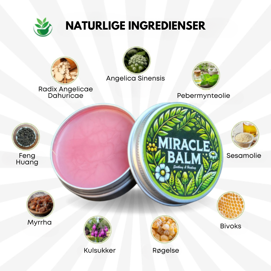 MiracleBalm Pro™ | Sig farvel til tunge ben og åreknuder – Oplev hurtig lindring uden dyre behandlinger!