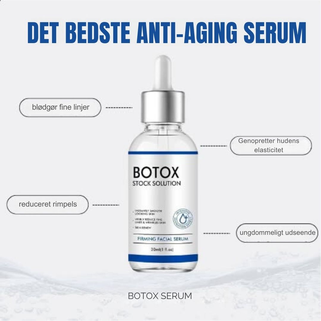 GlowLift™ | Fjern rynker og få en strålende, ungdommelig hud med vores Botox-ansigtsserum – stimulerer cellefornyelse og vender alderen uden nåle