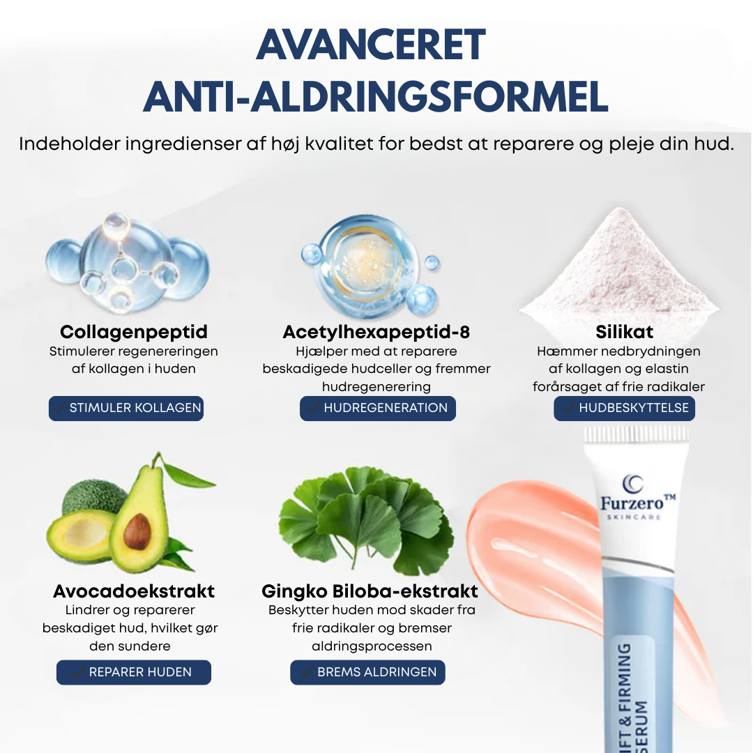 Furzero UngdomsBoost Elixer™ | Forynger din hud og giver et øjeblikkeligt løft. Se yngre ud på ingen tid!