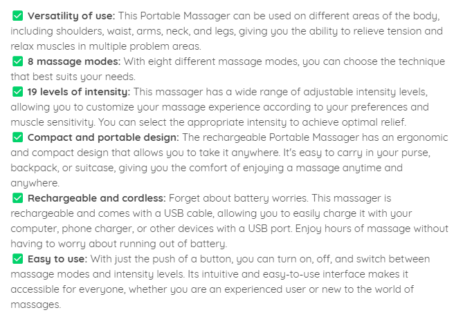 PulseEase Massage™ - Kraftig puls. Øjeblikkelig lindring!
