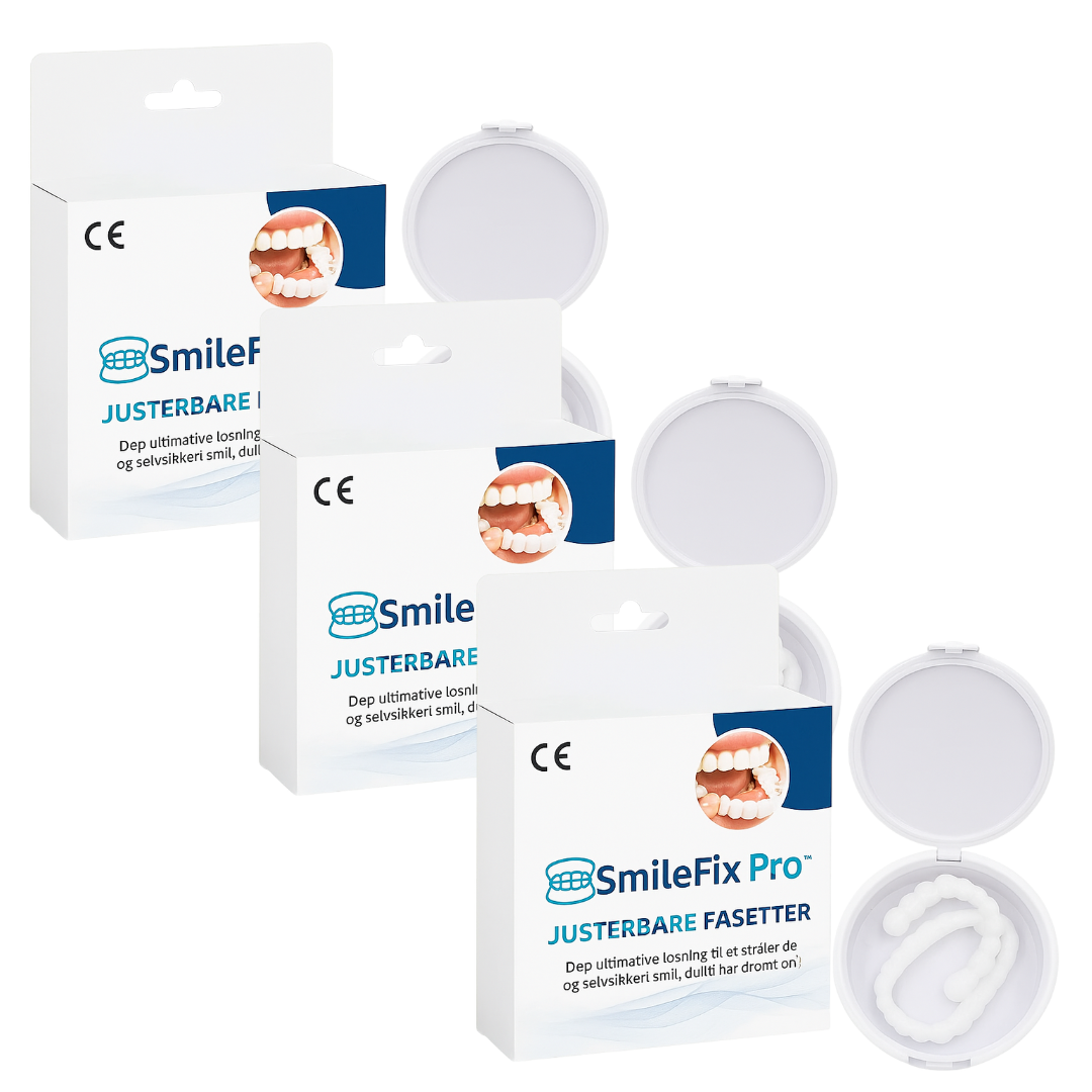 SmileFix Pro™ Tandfacader | Få flotte, hvide tænder på bare 60 sekunder!