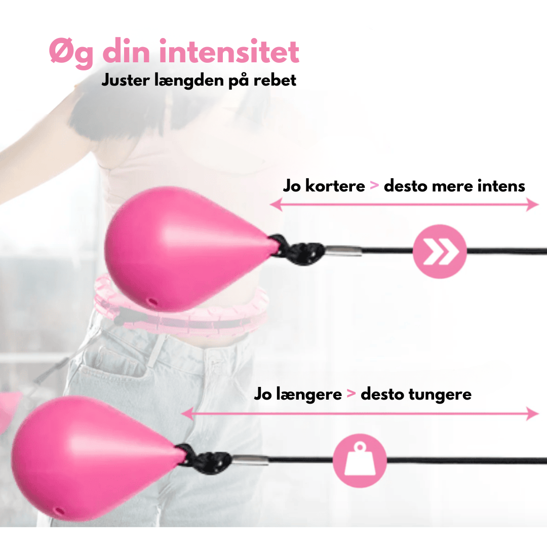 HoopFit Pro™ - Transformér din krop nemt med en stille, hurtigere og sjovere træning, der passer ind i din travle hverdag.
