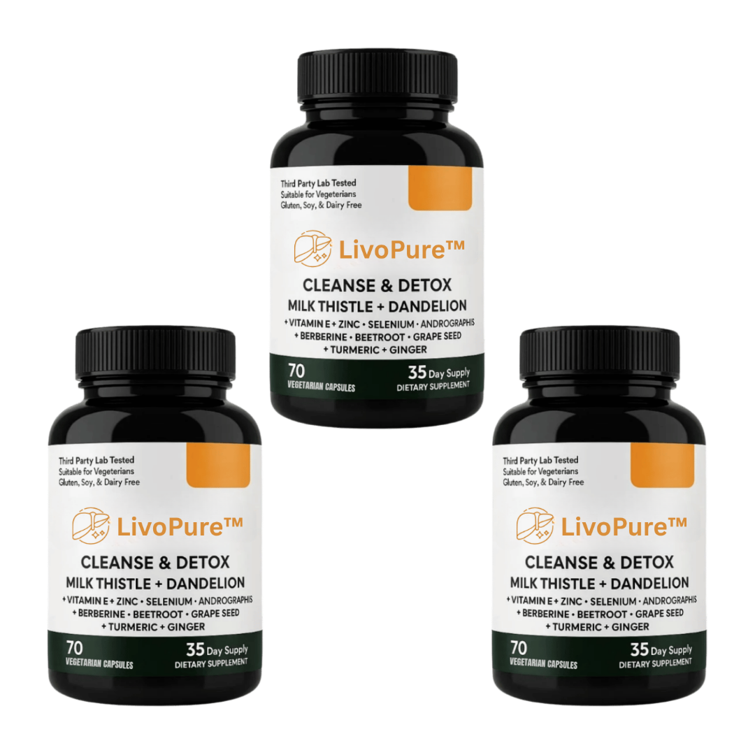 LivoPure™ | Fjern op til 95% af giftstofferne og genskab din levers sundhed på kun 1 uge!