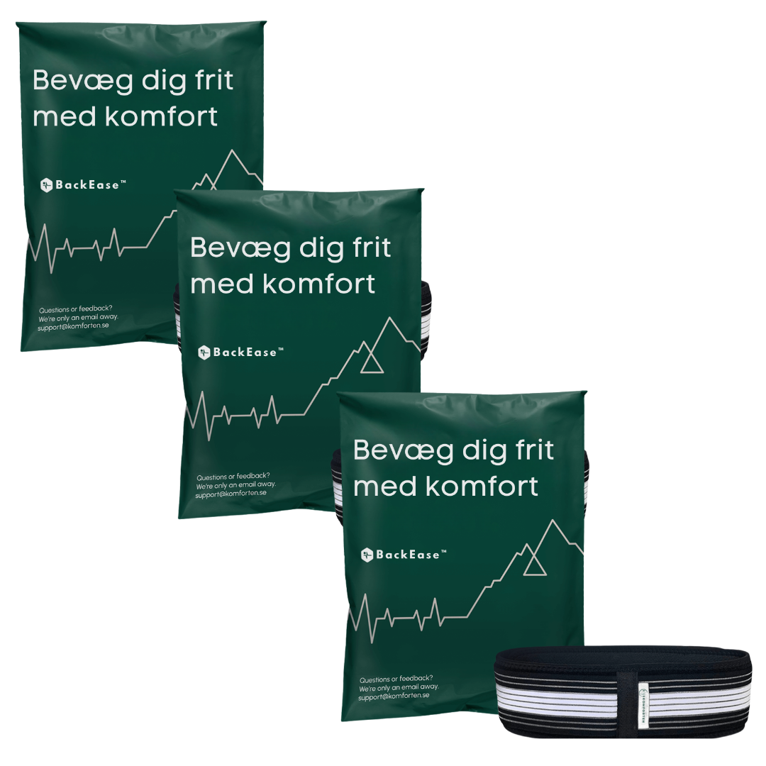 BackEase™ | Eliminér iskias, spinal stenose og lændesmerter øjeblikkeligt med dobbelt kompressionskraft!