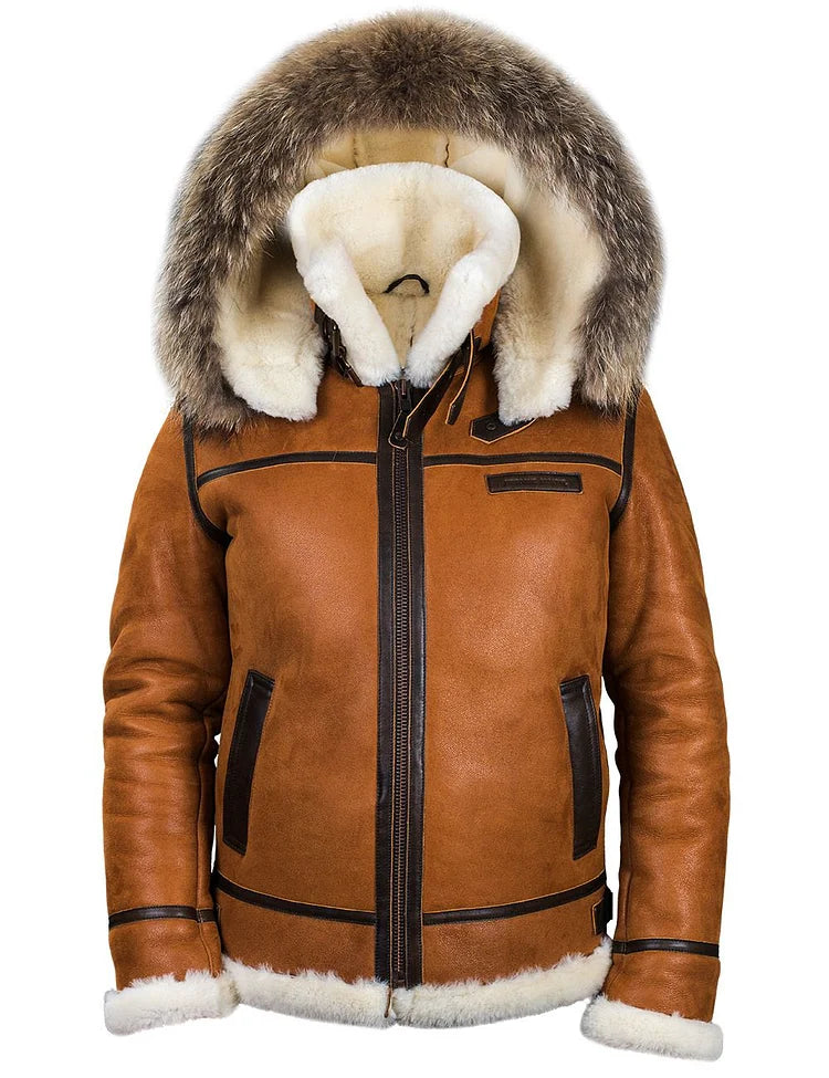 Vanguard™ - Elegant Läder Vinterjacka