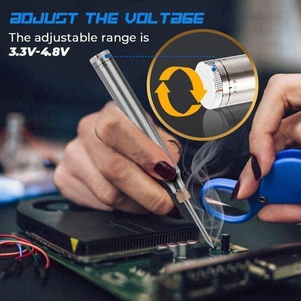 QuickSolder - Kompakt USB Lødkolbe med Justerbar Temperatur