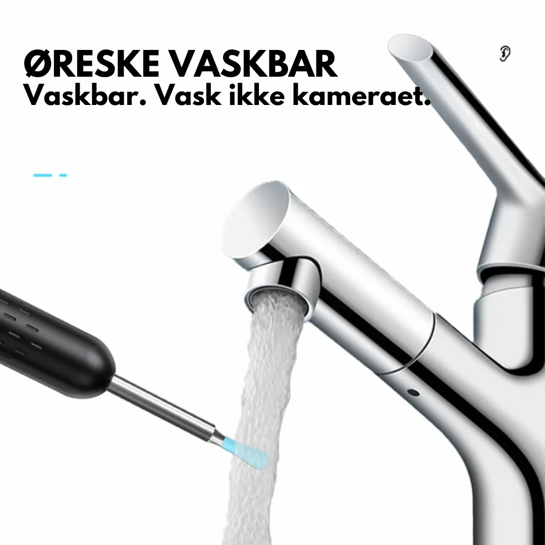 EarCam Pro™ | Se og rengør med præcision, fremtidens nemme ørepleje!