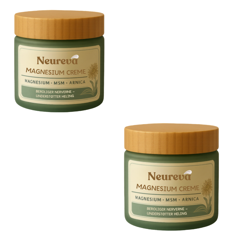 Neureva™ Magnesium Cream | Fjern 93% af nervesmerter og snurren på bare 5 minutter!
