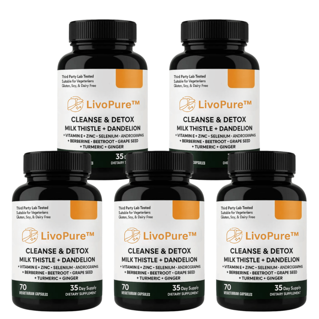 LivoPure™ | Fjern op til 95% af giftstofferne og genskab din levers sundhed på kun 1 uge!