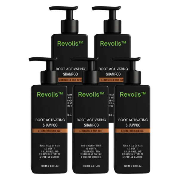 Revolis™ Shampoo | Stop hårtab og genvækst op til 99 % af dit hår – med kun 4 vaske om ugen!