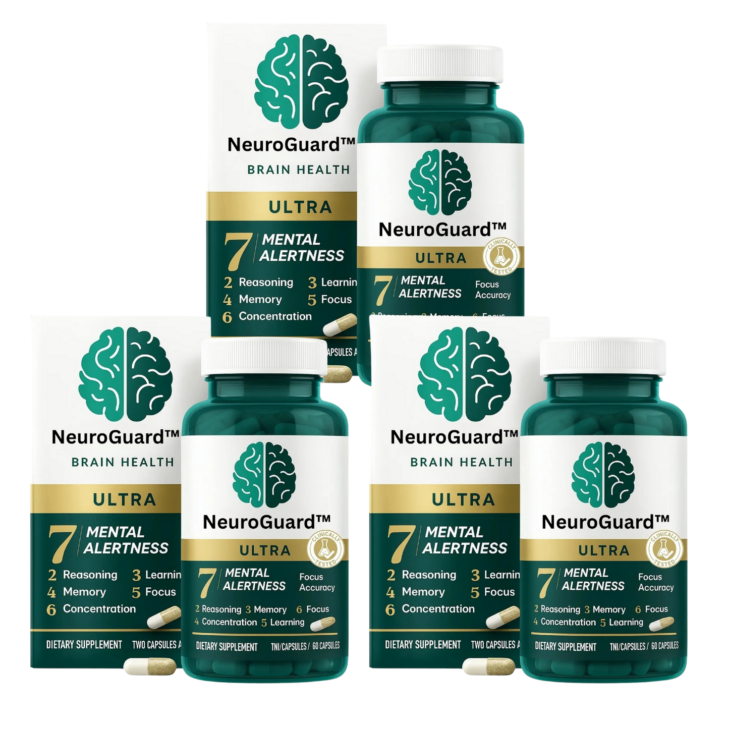 NeuroGuard™ | Føl dig mentalt skarpere og tænk klart på kun 7 dage