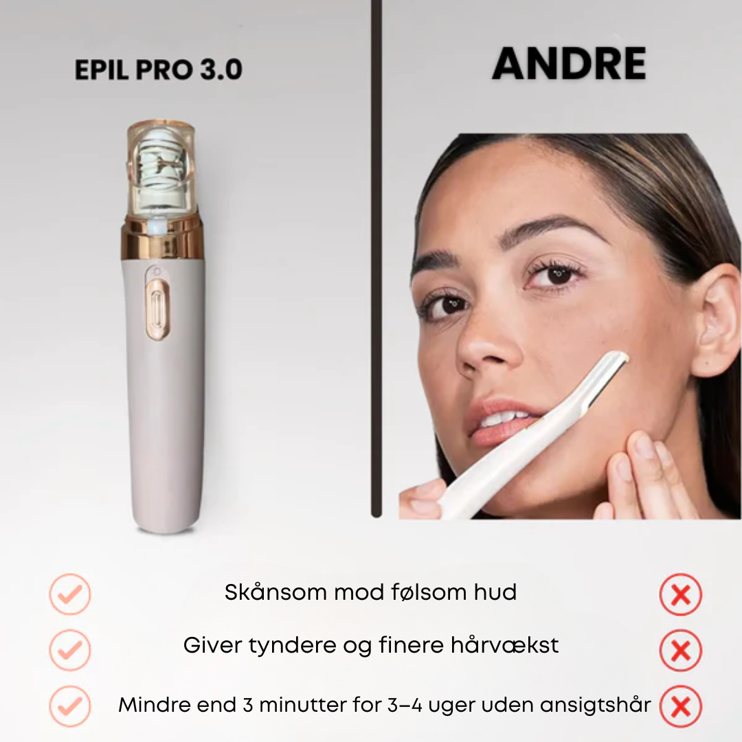 Epil Pro Max V3™ | Din vej til en hårfri fremtid.