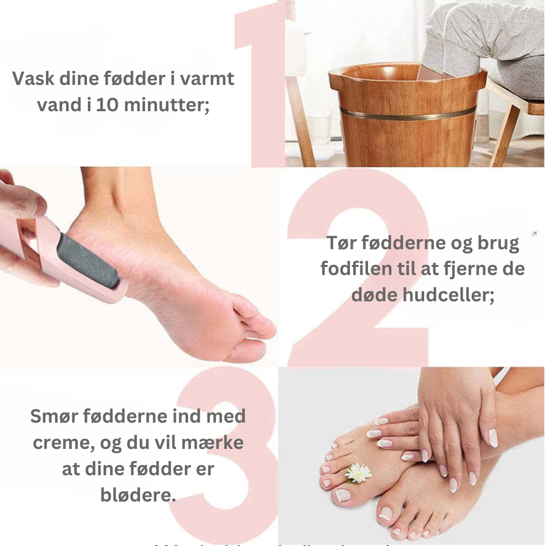 PediLuxe™ V2 Pro | Sig farvel til dyre salonbesøg – opnå glatte, bløde fødder på få minutter, nemt derhjemme!