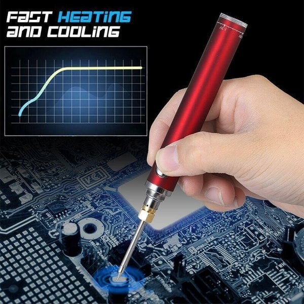 QuickSolder - Kompakt USB Lødkolbe med Justerbar Temperatur