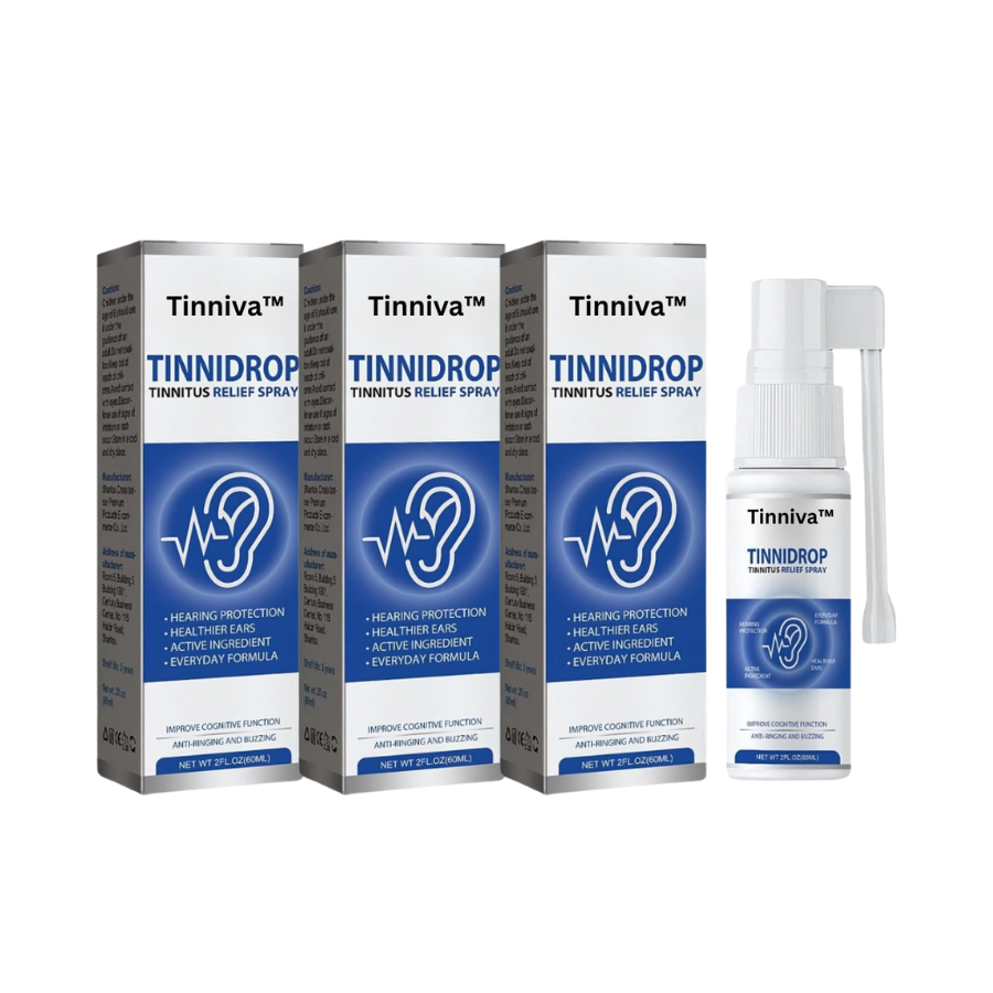 Tinniva™ Ørespray | Hurtig lindring af tinnitus på kun 7 dage