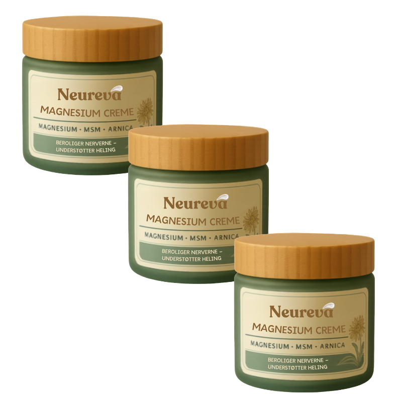 Neureva™ Magnesium Cream | Fjern 93% af nervesmerter og snurren på bare 5 minutter!