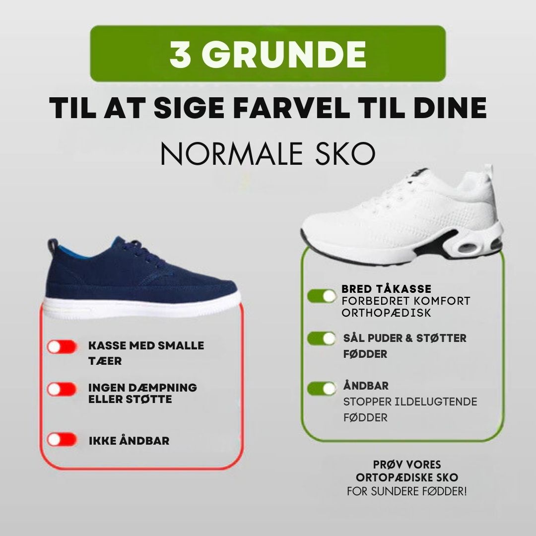 CloudStride™ - Gå på skyer, lev uden smerte – Komfort og støtte i hvert skridt!