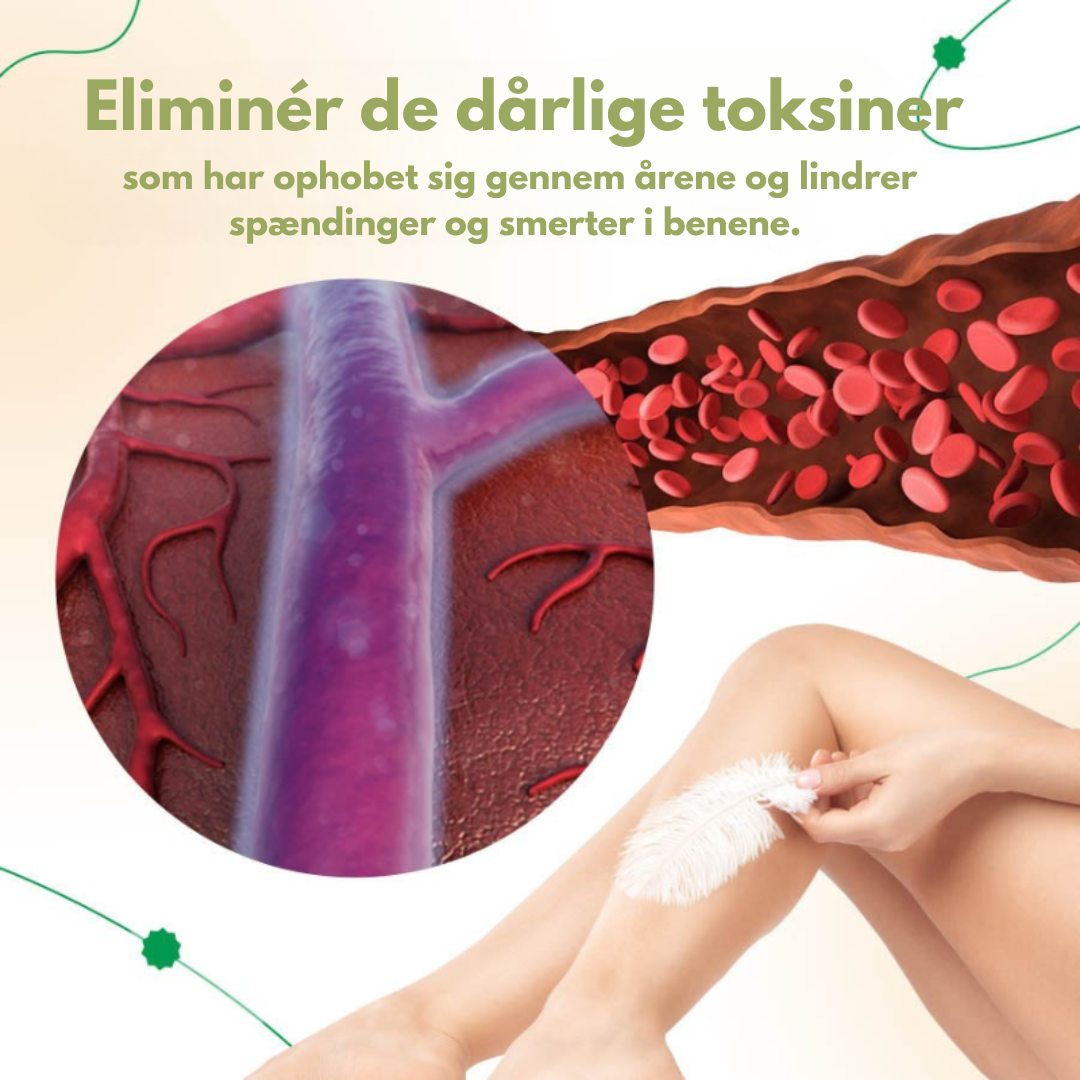 VeinEase Pro™ | Sig farvel til åreknuder og hævelser - få glatte, selvsikre ben på bare 2-4 uger