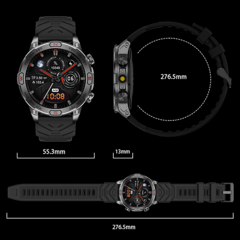 Smartwatch Pioneer™ | Hold styr på dit helbred med stil!