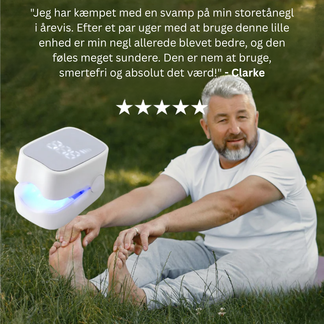 Neglura Pro™ | Fjern neglesvamp uden kemi – få rene, sunde negle med bare 7 minutters brug om dagen!