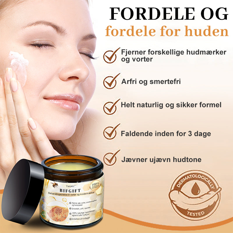 Apivita™ Bikemadsmiddel Behandling Creme - Farvel til hudimperfektioner – Hej til glattere, klarere hud!