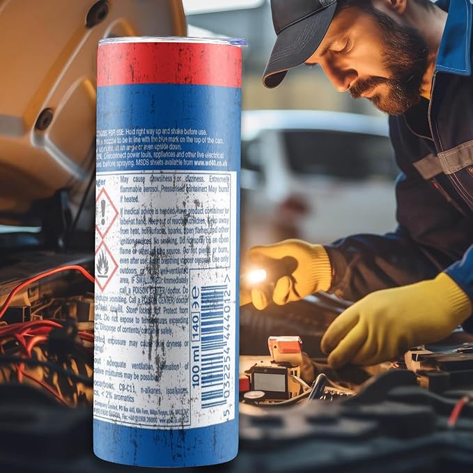 DirtyMug - WD-40-inspireret Dirty Mug i rustfrit stål