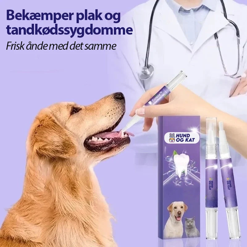 DentiPet V2 Pro™ | Sig farvel til dårlig ånde og tandsten – få en sundere mundhygiejne til din pelsede ven! 🐾