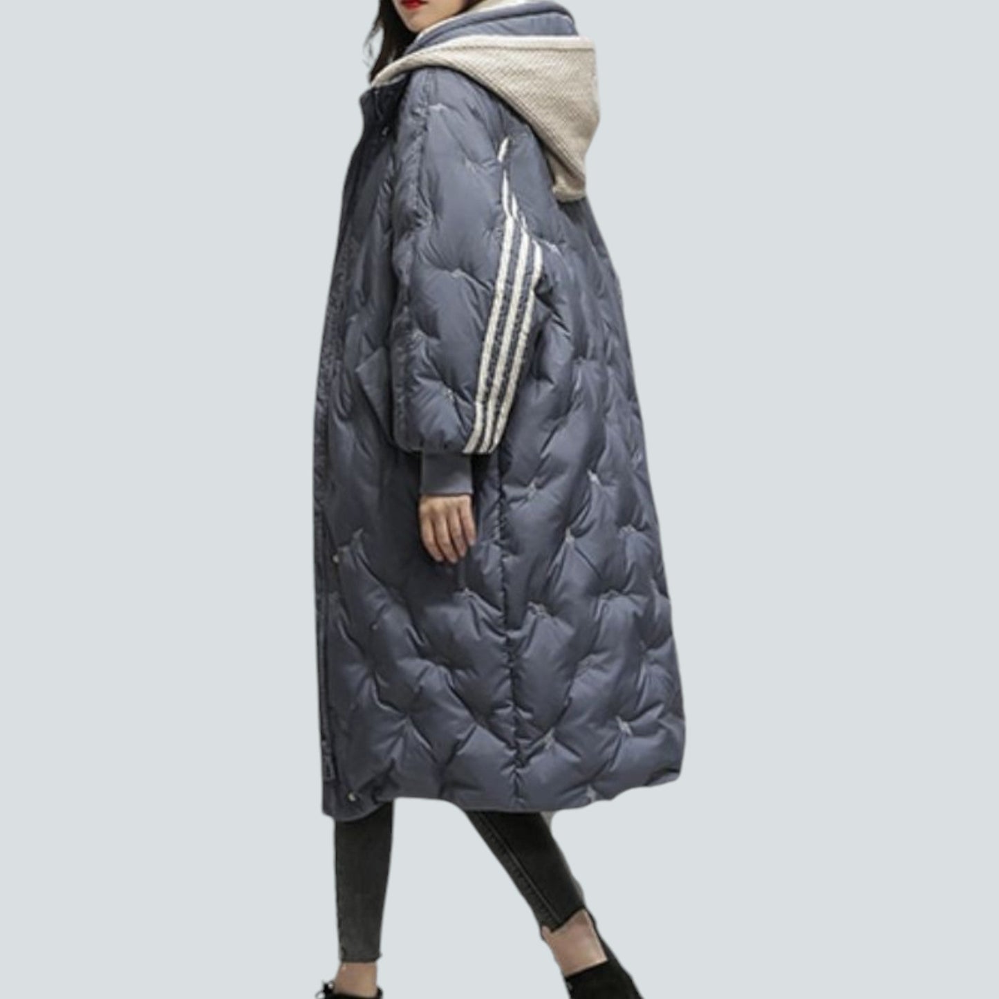 EleganceVinter Jakke™ - Lang foret jakke til kvinder