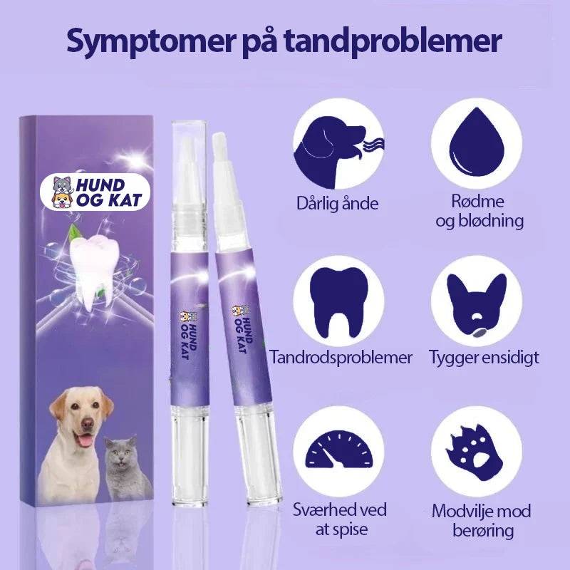 DentiPet V2 Pro™ | Sig farvel til dårlig ånde og tandsten – få en sundere mundhygiejne til din pelsede ven! 🐾
