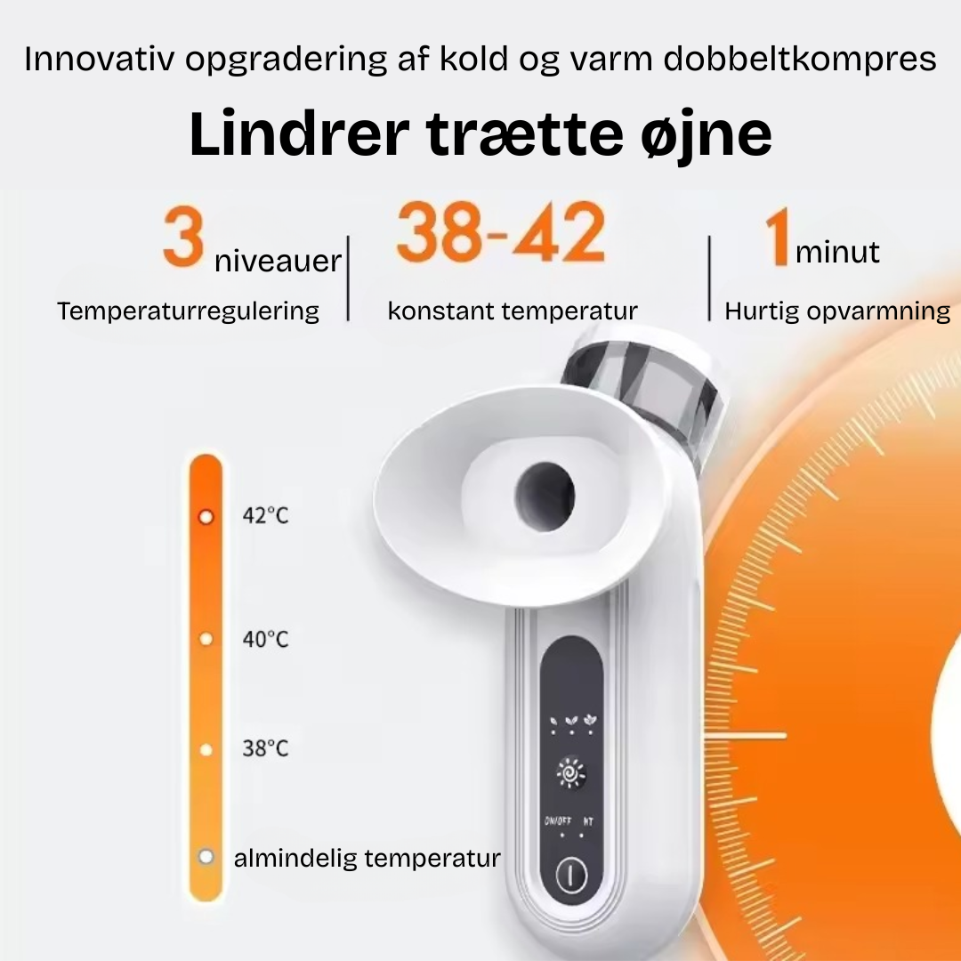 DampSyn Pro™ | Slip for tørre øjne med damp – hurtig, blid og effektiv lindring!
