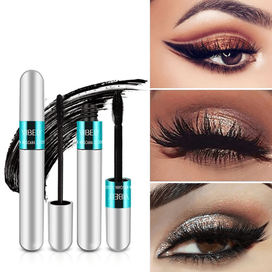 VibelyLuxe™ 4D Mascara - Sig farvel til dine tynde og utætte øjenvipper!
