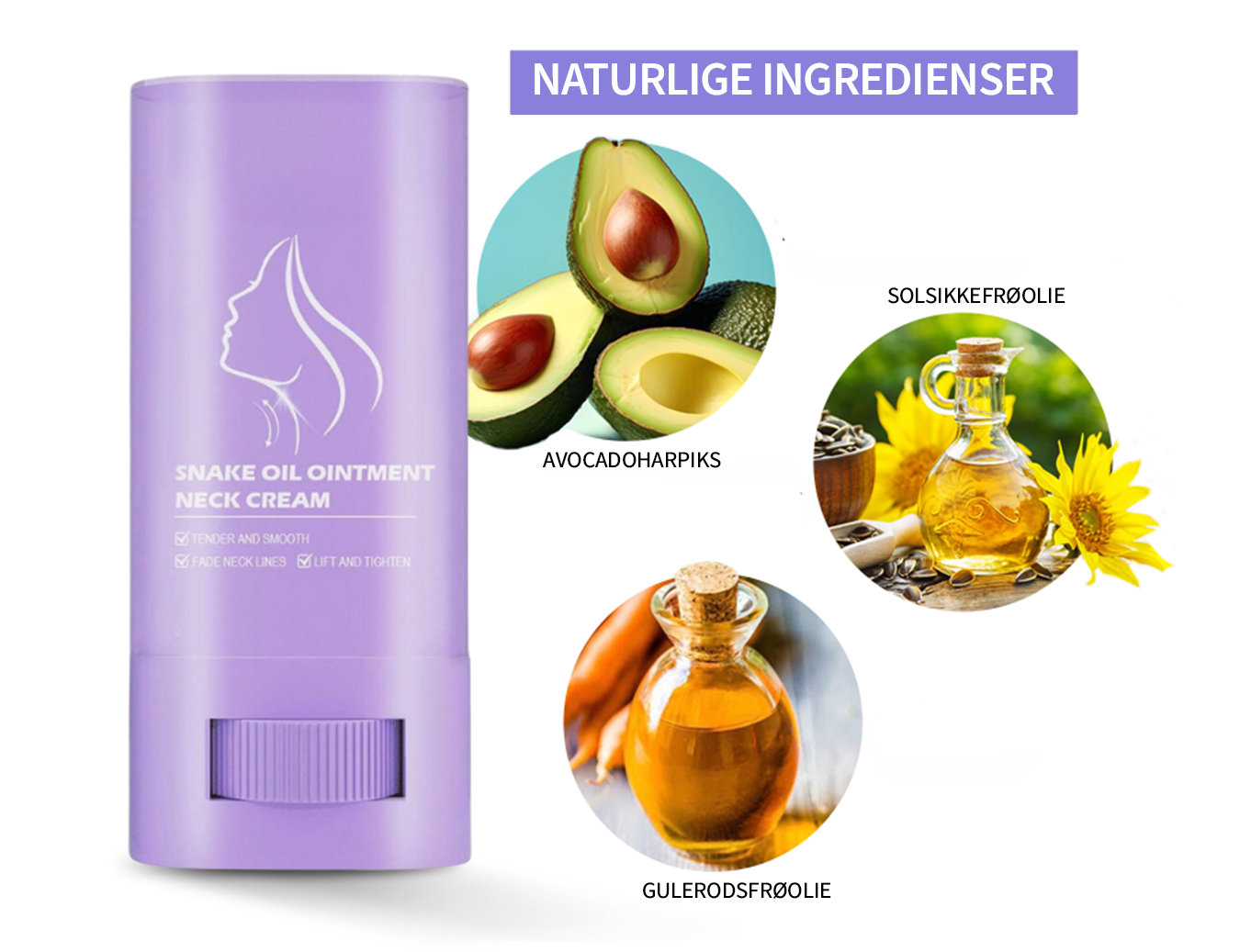 NeckLift™ | Opnå en fastere, glattere hals på få dage – forvandl din hud med naturlige ingredienser!
