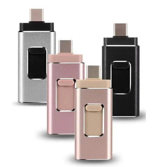 FlexiDrive™ 4-in-1 USB | Frigør plads på din telefon på sekunder – opbevar, overfør og sikkerhedskopier dine filer nemt!