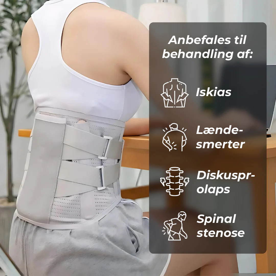 FlexiRelief Pro™ | Opnå smertelindring og genopret din kropsholdning – din løsning mod lændesmerter og iskias!