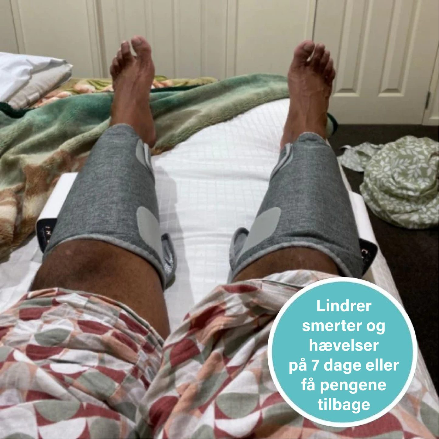 HeatFlow™ Benmassage – Lindring, komfort og energi på 10 minutter!